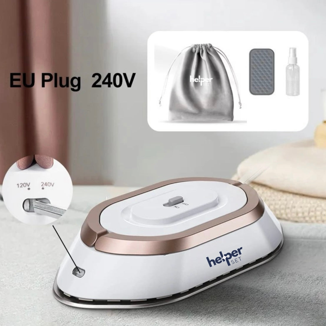 Helper Set™ Travel Iron