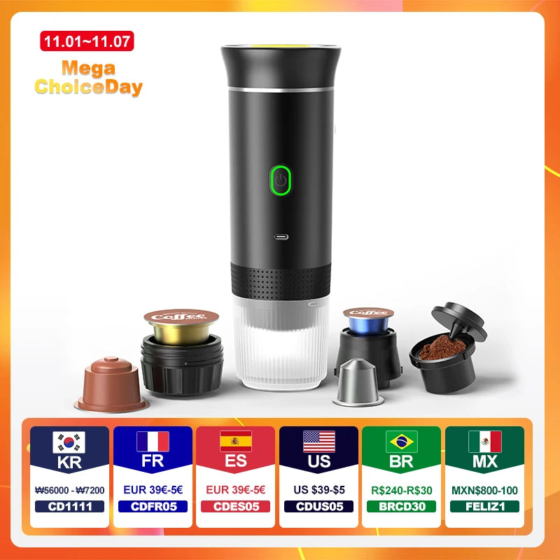 Portable Espresso Coffee Machine