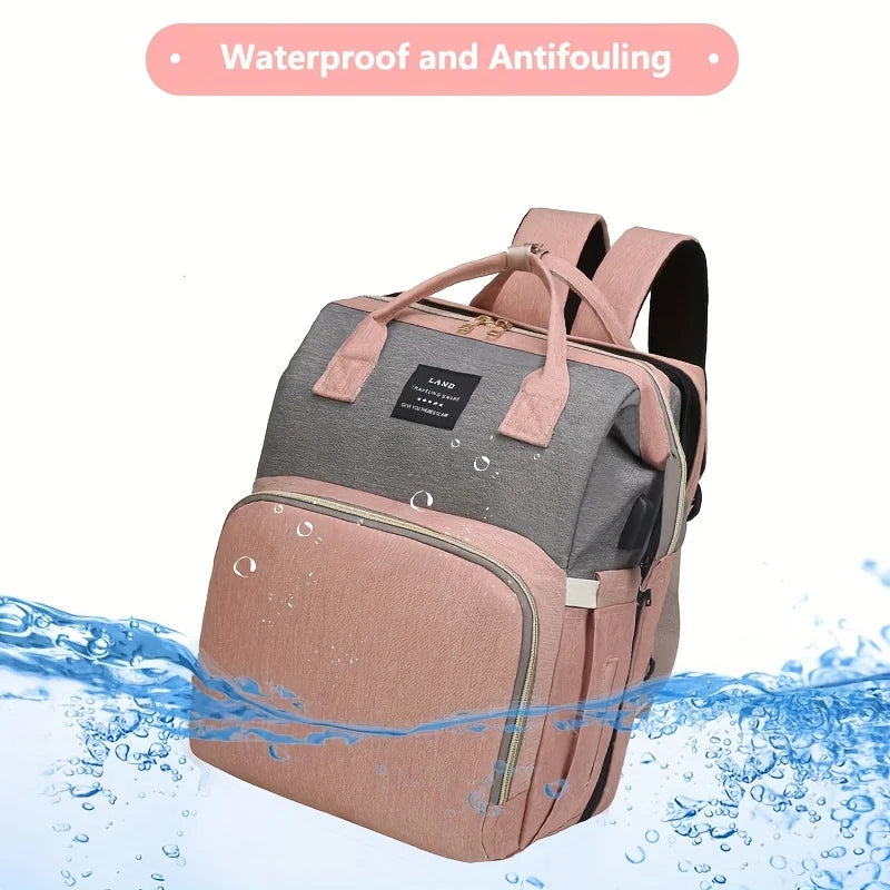 Children's backpack - portable bed