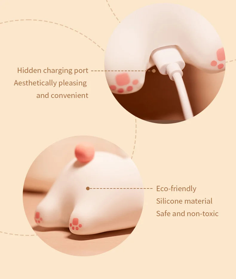 Silicone night light - a rabbit that glows