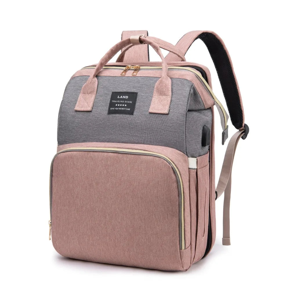 Children's backpack - portable bed