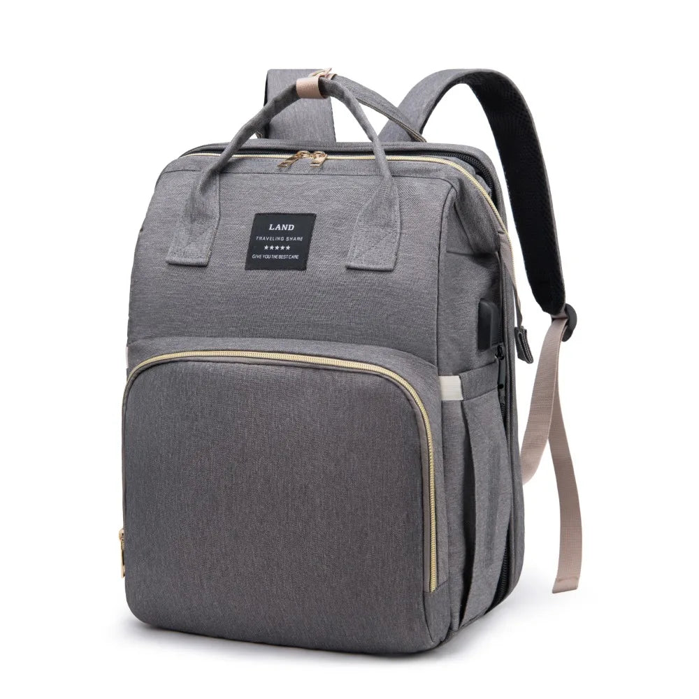 Children's backpack - portable bed