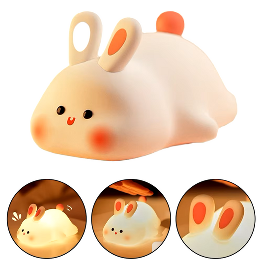 Silicone night light - a rabbit that glows